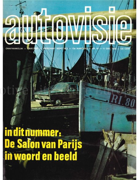 1968 AUTOVISIE MAGAZINE 41 DUTCH