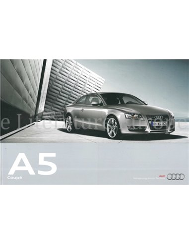 2009 AUDI A5 COUPÉ BROCHURE DUITS