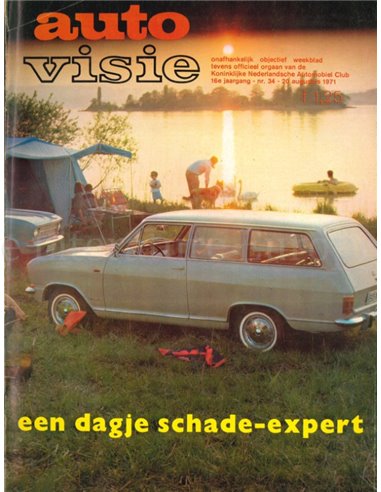 1971 AUTOVISIE MAGAZIN 34 NIEDERLÄNDISCH