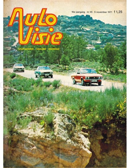 1971 AUTOVISIE MAGAZIN 45 NIEDERLÄNDISCH