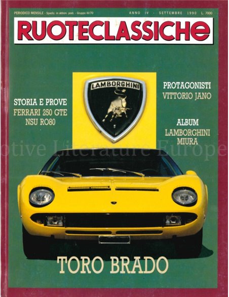 1990 RUOTECLASSICHE ZEITSCHRIFT 32 ITALIENISCH