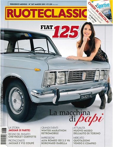 2011 RUOTECLASSICHE MAGAZINE 267 ITALIAANS