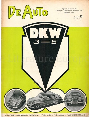 1954 DE AUTO MAGAZIN 25 NIEDERLÄNDISCH