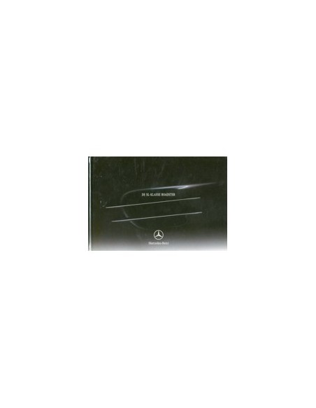 2004 MERCEDES BENZ SL HARDCOVER BROCHURE NEDERLANDS