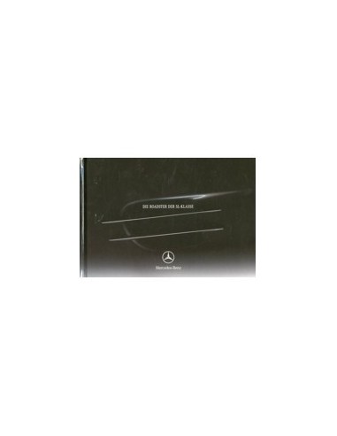 2002 MERCEDES BENZ SL HARDCOVER BROCHURE DUITS