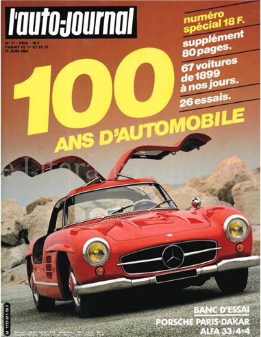 1984 L'AUTO-JOURNAL MAGAZINE 11 FRENCH