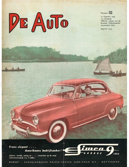 1954 DE AUTO MAGAZIN 32 NIEDERLÄNDISCH