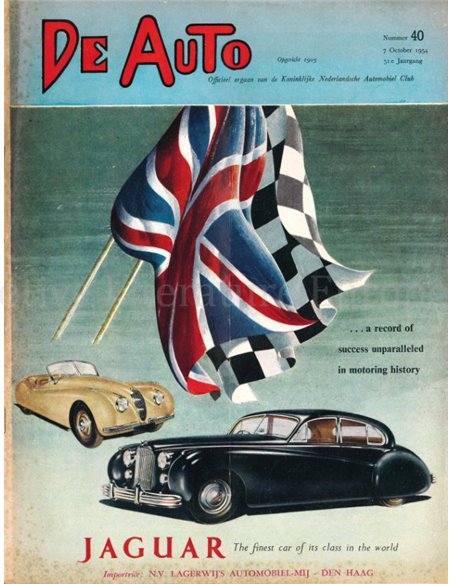 1954 DE AUTO MAGAZIN 40 NIEDERLÄNDISCH