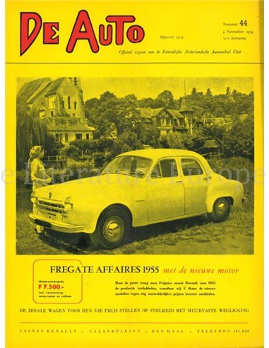 1954 DE AUTO MAGAZIN 44 NIEDERLÄNDISCH