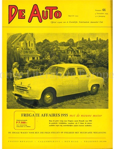 1954 DE AUTO MAGAZINE 44 DUTCH