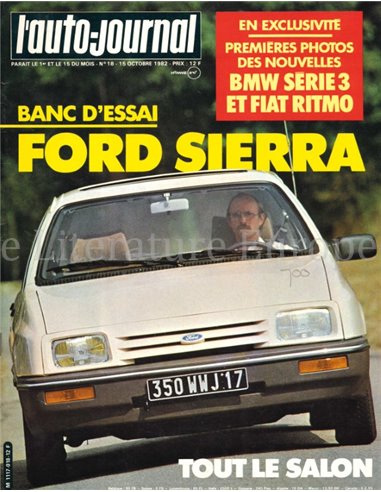 1982 L'AUTO-JOURNAL MAGAZINE 18 FRANS