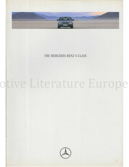 1992 MERCEDES BENZ S KLASSE BROCHURE ENGELS