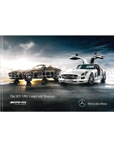 2011 MERCEDES BENZ SLS AMG COUPE PROSPEKT ENGLISCH