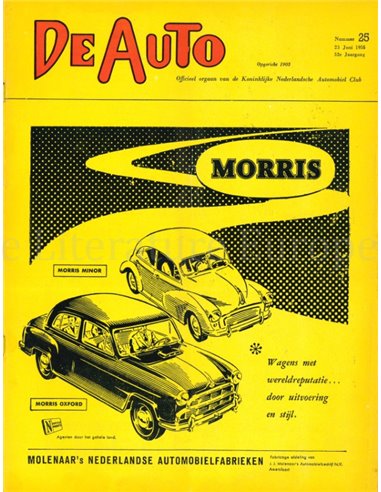 1955 DE AUTO MAGAZINE 25 NEDERLANDS