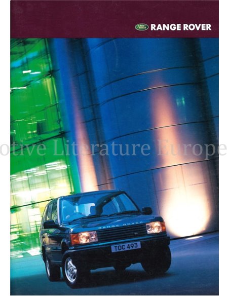 1997 RANGE ROVER BROCHURE ENGELS