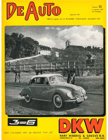 1955 DE AUTO MAGAZIN 31 NIEDERLÄNDISCH