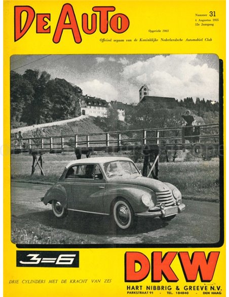 1955 DE AUTO MAGAZIN 31 NIEDERLÄNDISCH