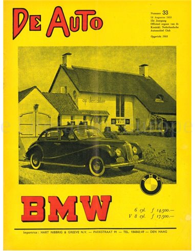 1955 DE AUTO MAGAZINE 33 DUTCH