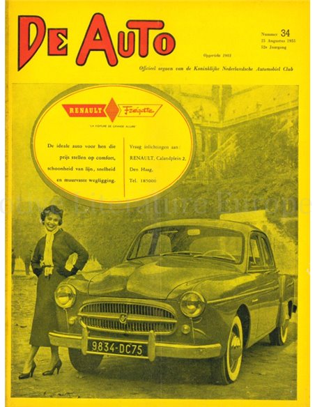 1955 DE AUTO MAGAZIN 34 NIEDERLÄNDISCH