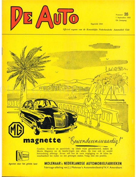 1955 DE AUTO MAGAZIN 35 NIEDERLÄNDISCH