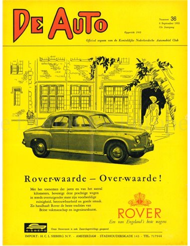 1955 DE AUTO MAGAZINE 36 DUTCH