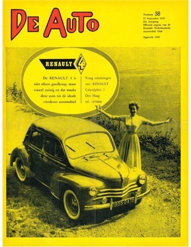 1955 DE AUTO MAGAZIN 38 NIEDERLÄNDISCH