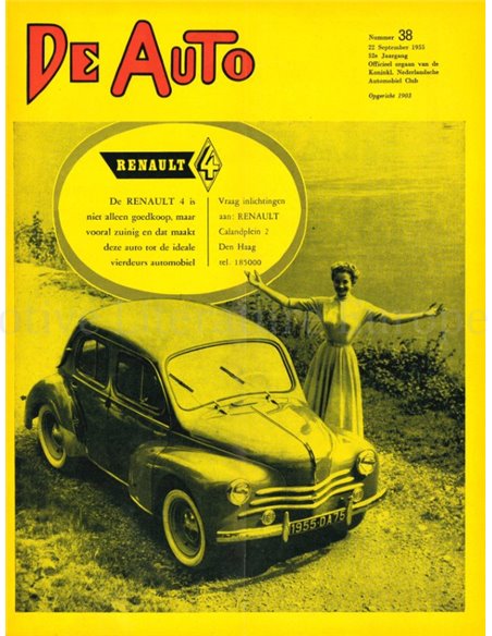 1955 DE AUTO MAGAZINE 38 NEDERLANDS