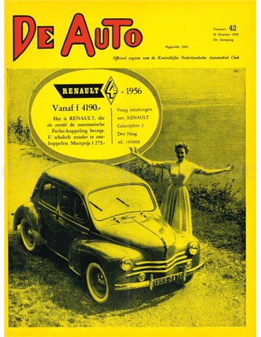 1955 DE AUTO MAGAZIN 42 NIEDERLÄNDISCH