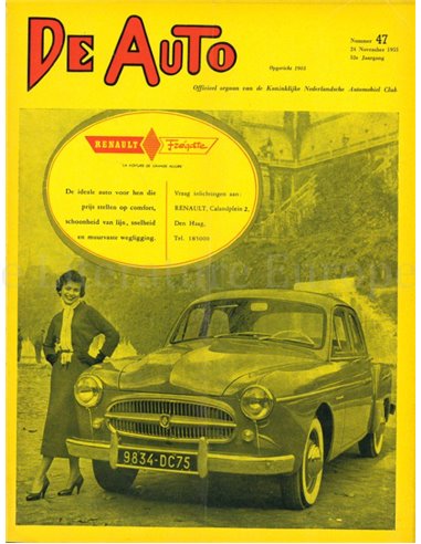 1955 DE AUTO MAGAZINE 47 NEDERLANDS