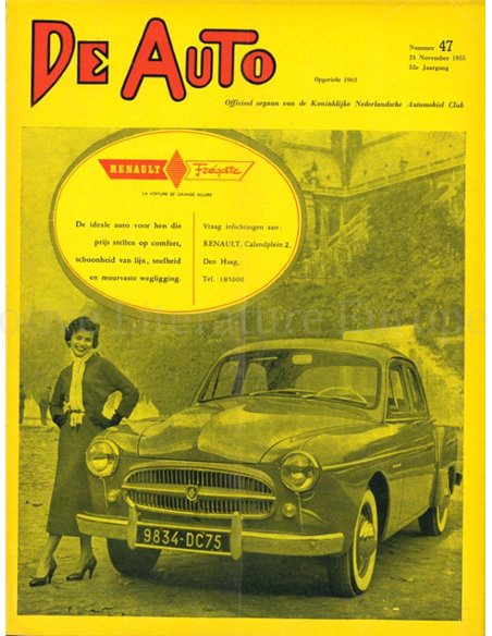 1955 DE AUTO MAGAZIN 47 NIEDERLÄNDISCH