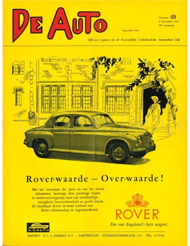 1955 DE AUTO MAGAZIN 49 NIEDERLÄNDISCH