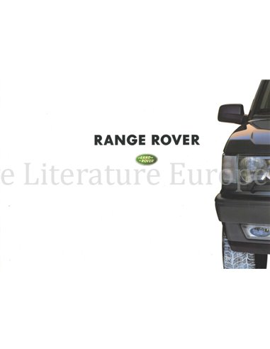 2000 RANGE ROVER PROSPEKT FRANZÖSISCH