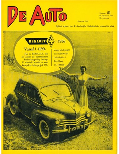 1955 DE AUTO MAGAZIN 51 NIEDERLÄNDISCH