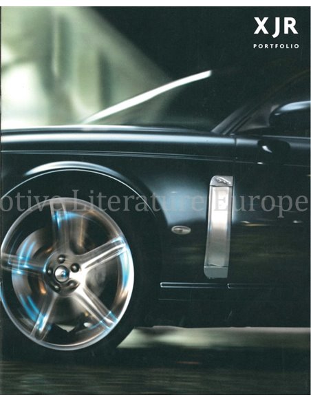 2010 JAGUAR XJR PORTFOLIO BROCHURE ENGELS