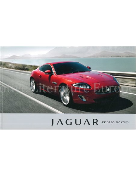 2011 JAGUAR XK SPEZIFIKATIONEN PROSPEKT NIEDERLÄNDISCH