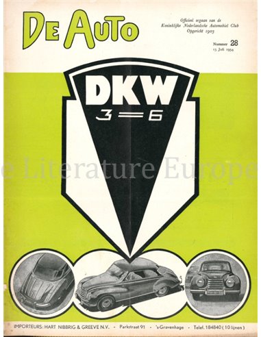 1954 DE AUTO MAGAZIN 28 NIEDERLÄNDISCH