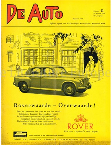 1955 DE AUTO MAGAZIN 41 NIEDERLÄNDISCH