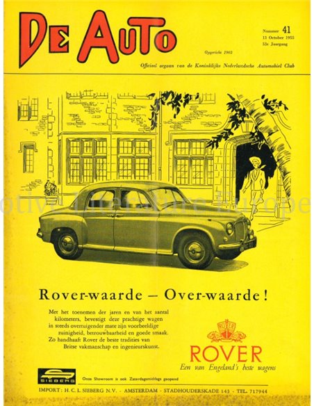 1955 DE AUTO MAGAZIN 41 NIEDERLÄNDISCH