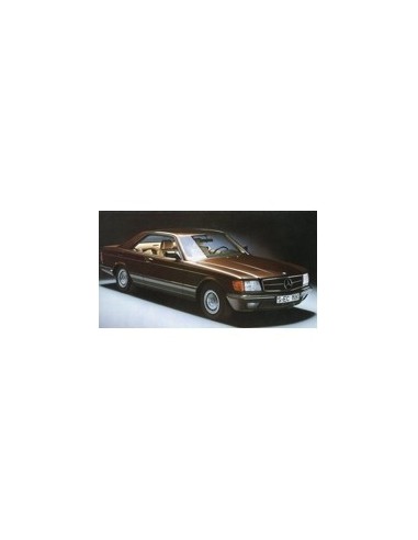 1982 MERCEDES BENZ S KLASSE COUPE BROCHURE FRANS