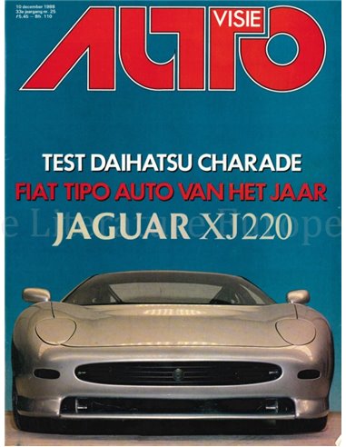 1988 AUTOVISIE MAGAZIN 25 NIEDERLÄNDISCH