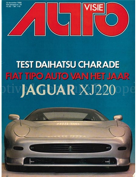 1988 AUTOVISIE MAGAZIN 25 NIEDERLÄNDISCH