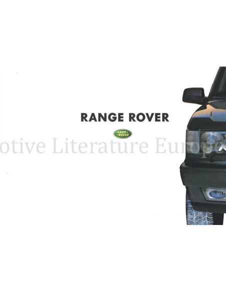 2000 RANGE ROVER BROCHURE DUITS