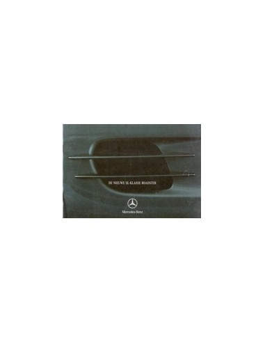 2001 MERCEDES BENZ SL BROCHURE NEDERLANDS