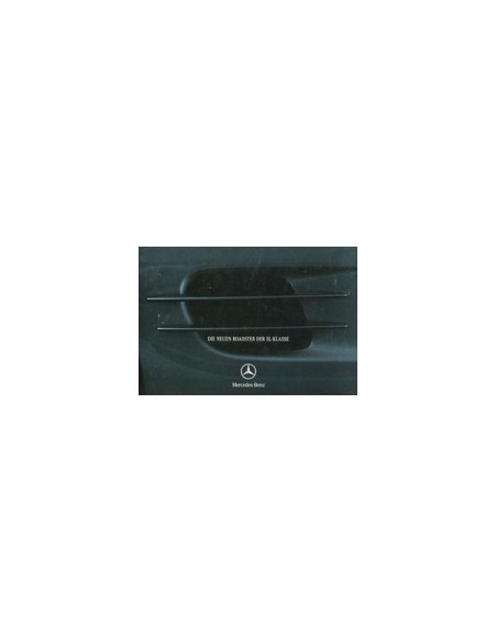 2001 MERCEDES BENZ SL BROCHURE DUITS