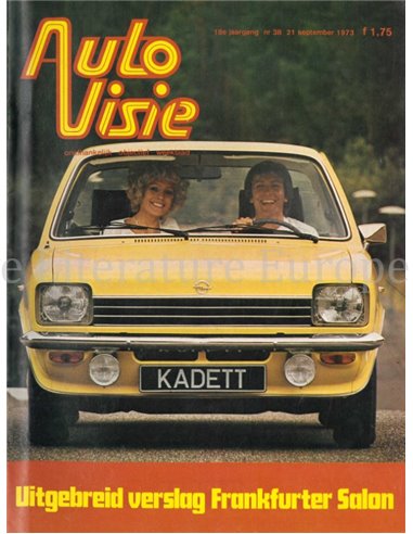 1973 AUTOVISIE MAGAZINE 38 DUTCH