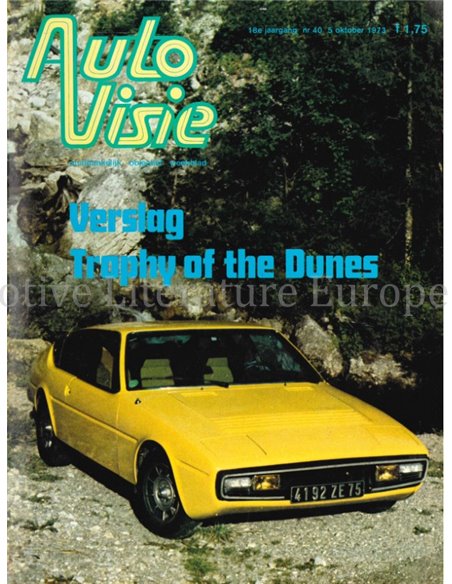 1973 AUTOVISIE MAGAZINE 40 DUTCH