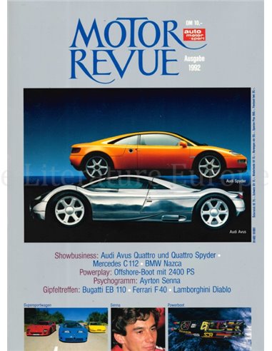 1992 MOTOR REVUE JAARBOEK DUITS