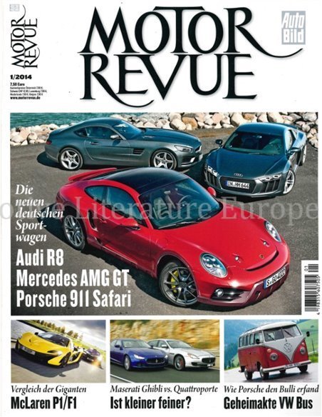 2014 MOTOR REVUE MAGAZINE 1 GERMAN