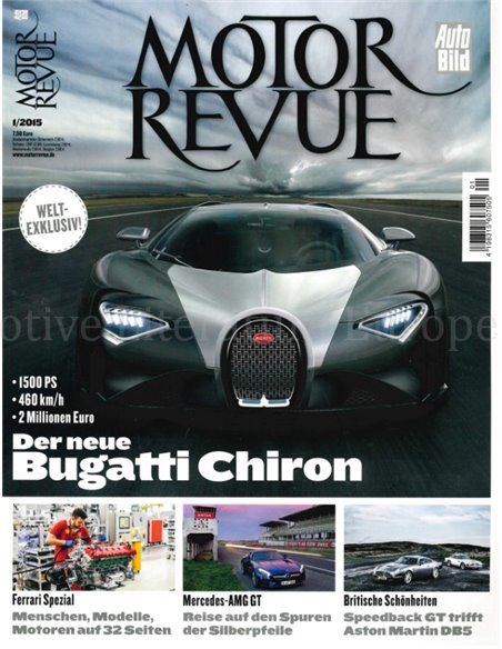 2014 MOTOR REVUE MAGAZIN 1 DEUTSCH