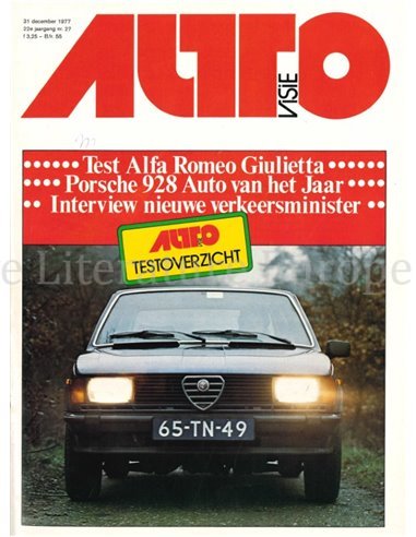 1977 AUTOVISIE MAGAZINE 27 NEDERLANDS